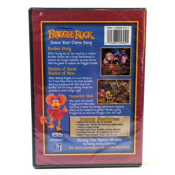 Jim Henson's FRAGGLE ROCK: Dance Your Cares Away (DVD 2004) Brand New Sealed - Picture 2 of 3